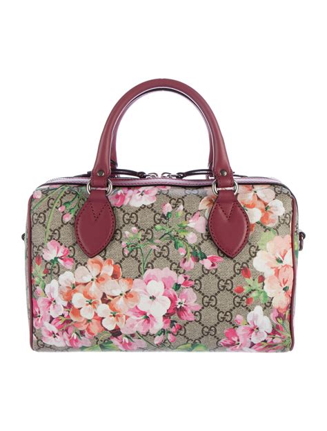 gucci boston bag blooms|authentic gucci boston bag.